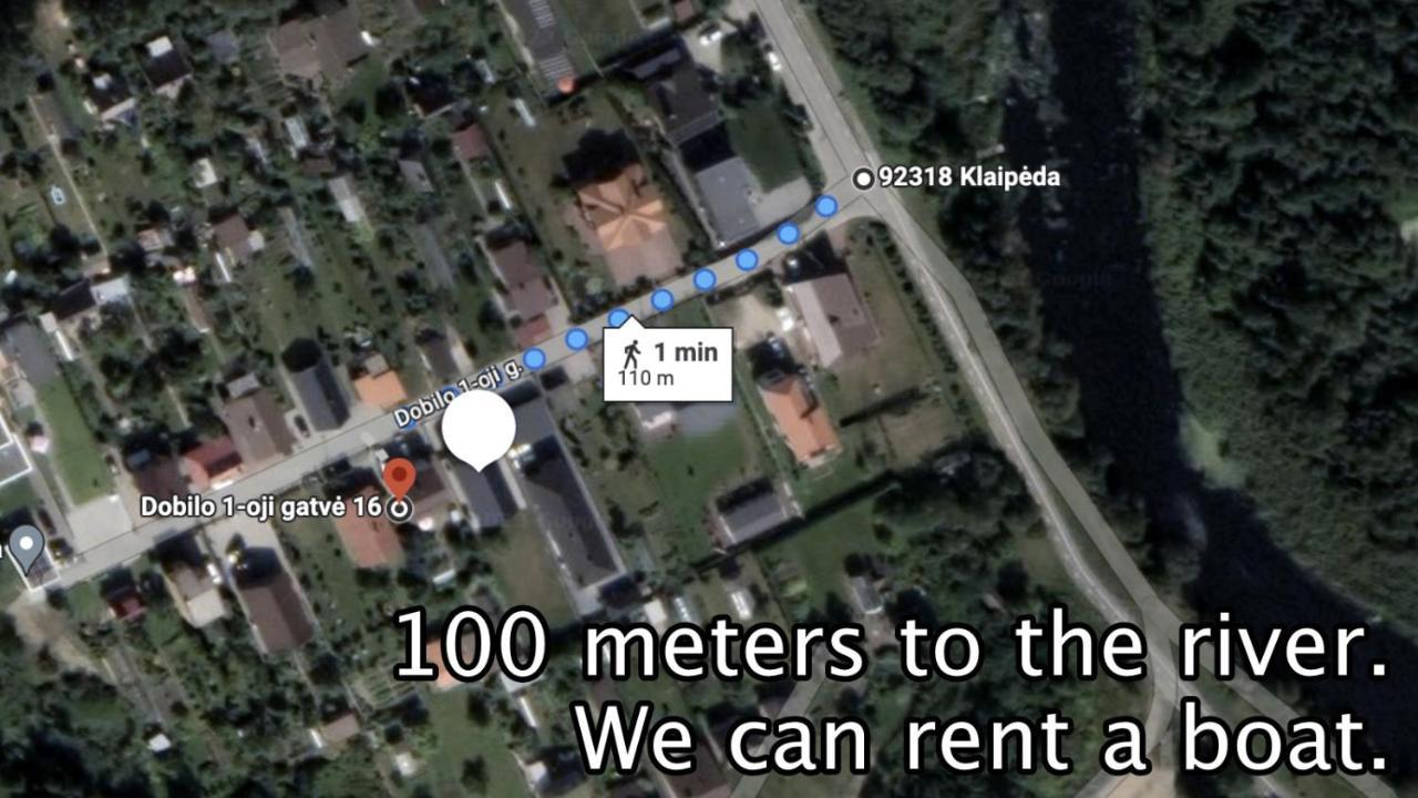 Apartamentai Su Pirtimi 克莱佩达 外观 照片